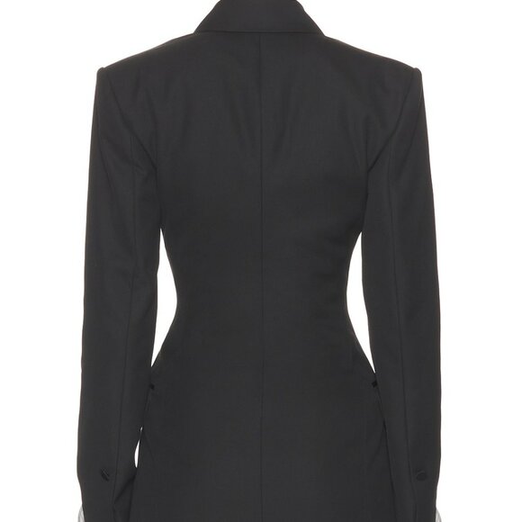 Helsa The Tuxedo Jacket in Black suit classic formal - Picture 2 of 5
